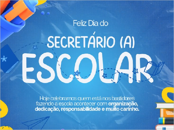 Parabéns a todos os secretários e secretárias escolares pelo compromisso e pela dedicação de todos  [...]